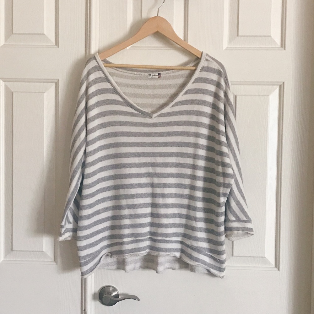 Kut from the Kloth Striped Dolman Sweater